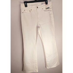GAP 70s Flare Jeans Women’s 30 Petite High Rise White NWT Stretch Retro